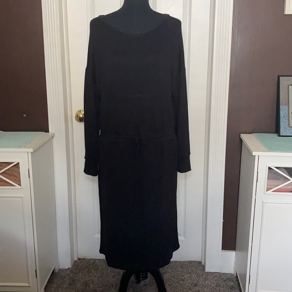 Lily Rose Women’s Black Dress Drawstring Waist NWT - Picture 1 of 10